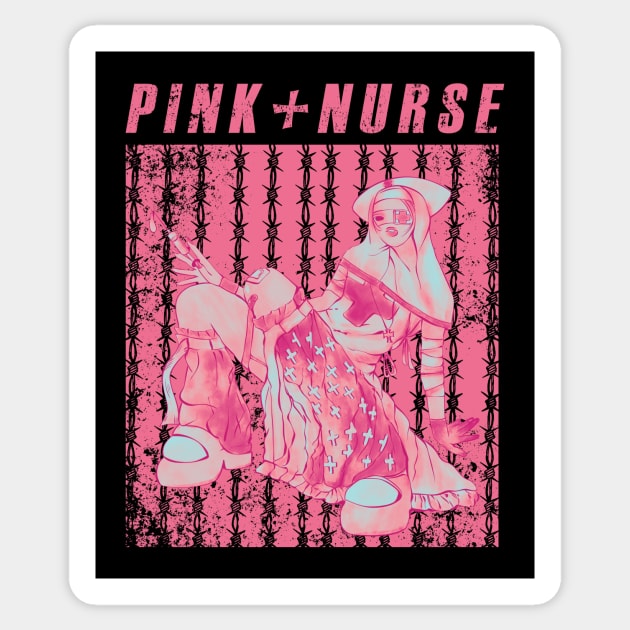Pink Nurse 2000s Y2K girl style Sticker by Milochka
